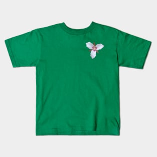 Painted Trillium Blossom Kids T-Shirt